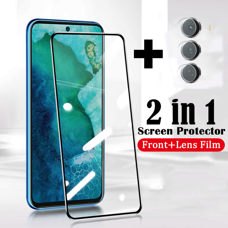 For Tecno Spark 40 Pro+ Screen Tempered Glass Full Protector Film + Tecno Spark 40 Cover Lens Camera Glass Protector Glass Film