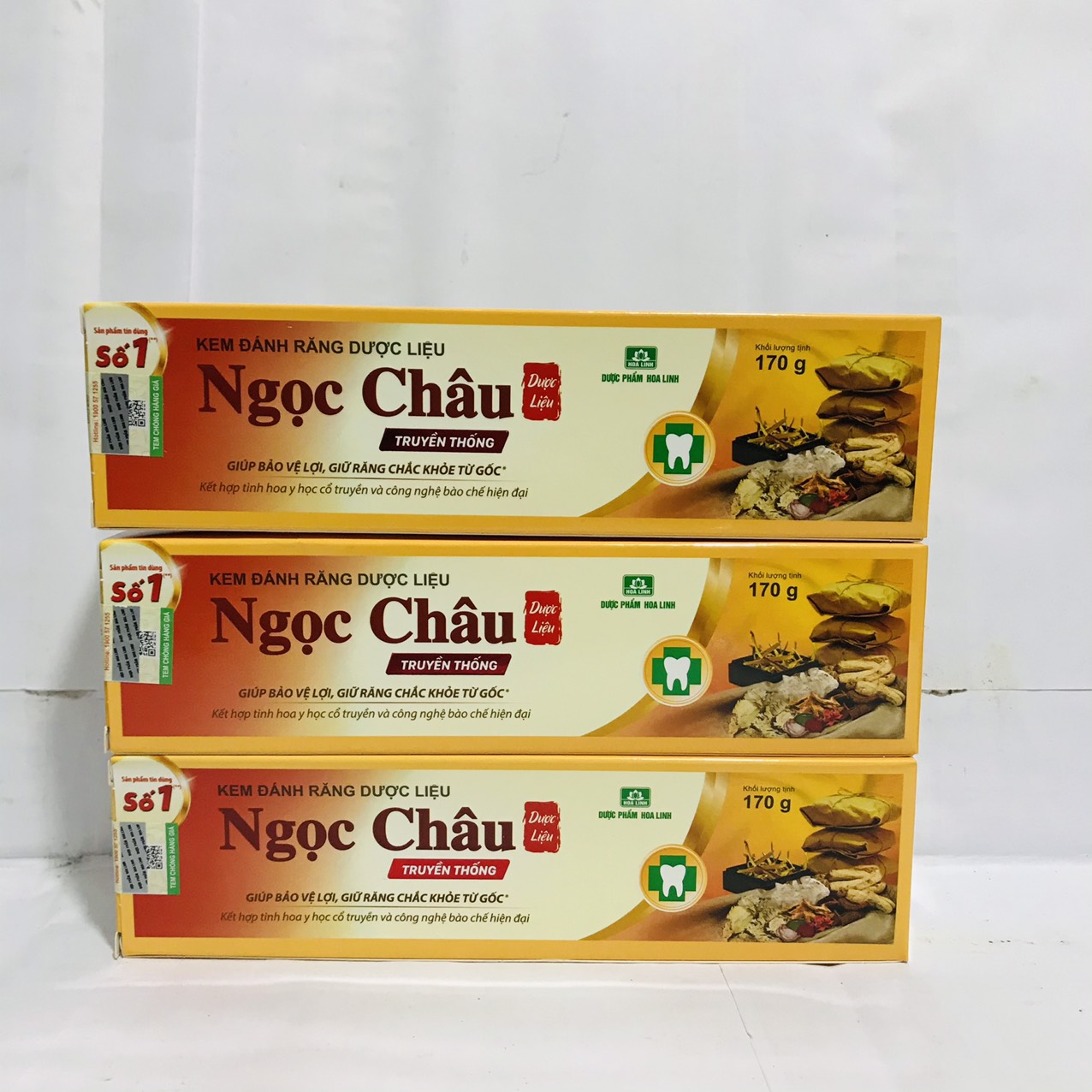 Kem đánh răng dược liệu Ngọc Châu (100G-170g)