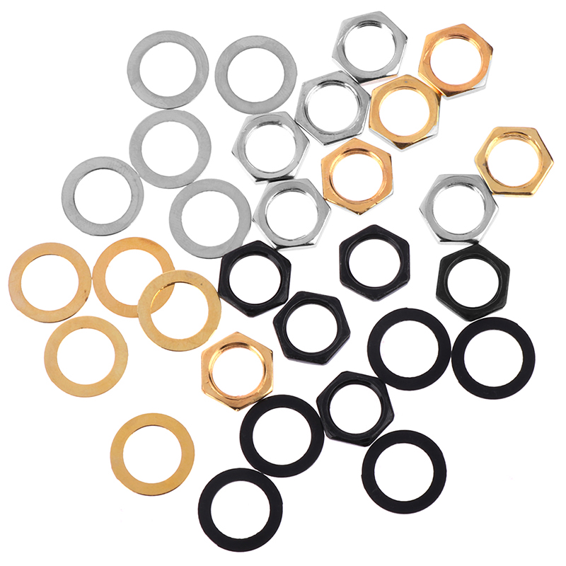 5Pcs%20Electric%20guitar%20output%20input%20jack%20socket%20nuts%20washers%20gaskets%20part%20-%20Image%203