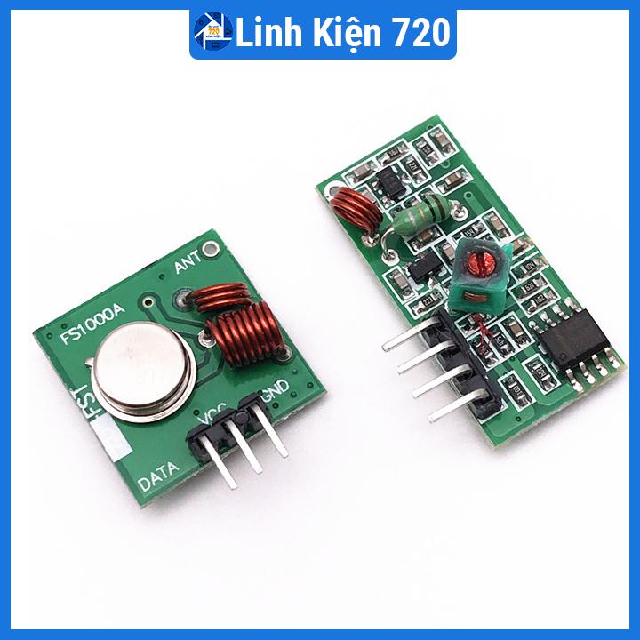 Module thu phát RF 433 (gồm 1 bộ thu và 1 bộ phát RF)