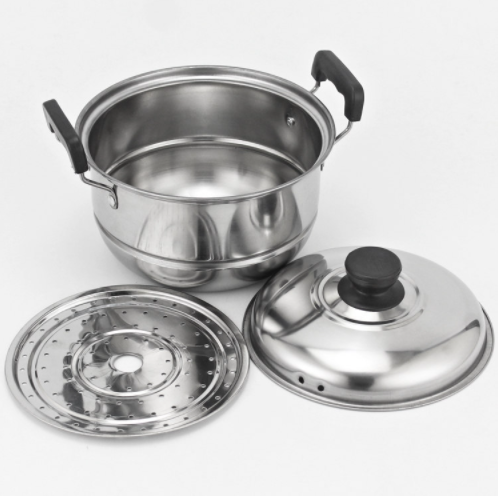 [Feership included blister steamer] stainless steel pot with tray steamer convenience. Dedicated cooker steamer insulation glass as dumplings flung… For every home