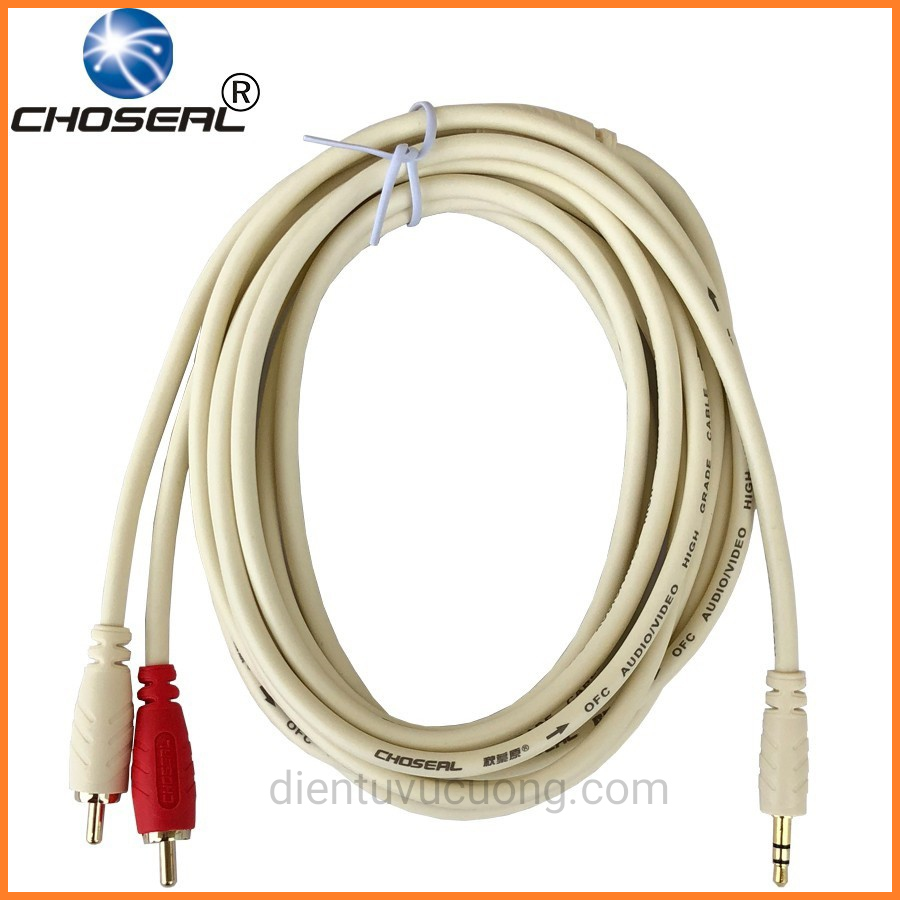 Dây 3.5mm Ra 2 Bông Sen CHOSEAL ( 10M )
