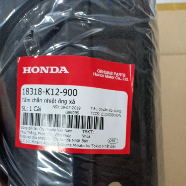 Zin ốp pô lead 125 2013 2014 2015 2016 zin