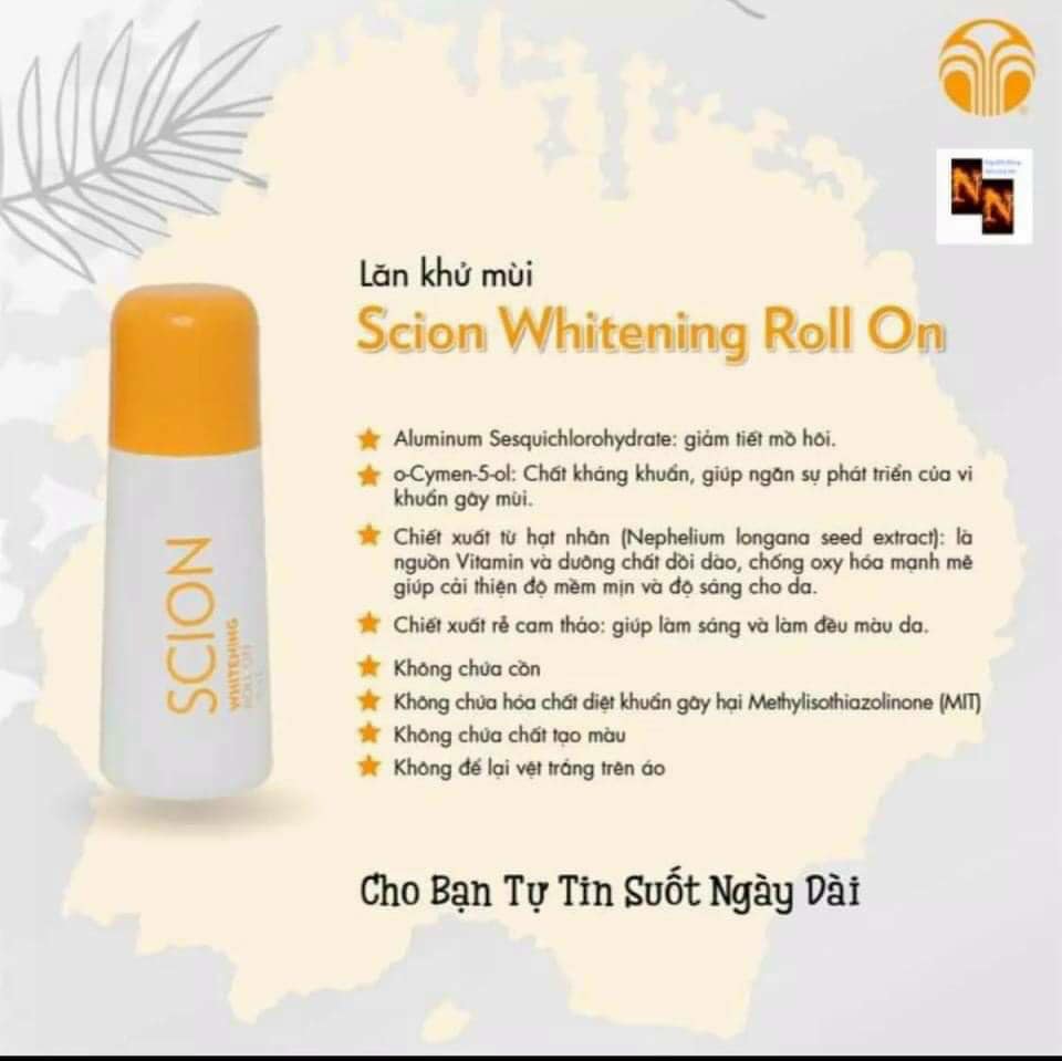 Lăn khử mùi Nuskin scion mẫu mới