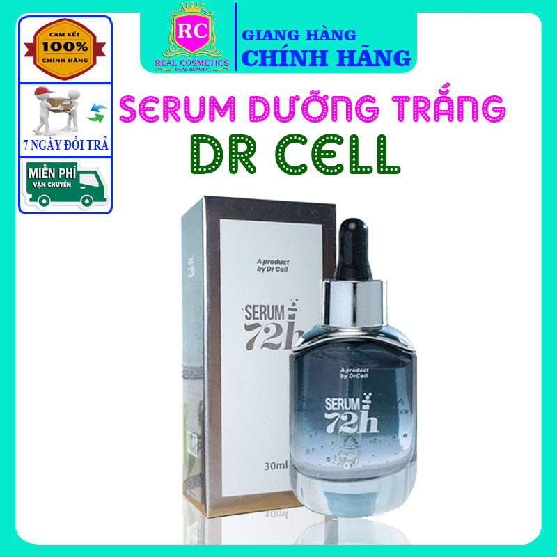 Serum Dưỡng Trắng Da 72h Dr Cell, Dưỡng Trắng Da, Căng Bóng, Chai 30ml