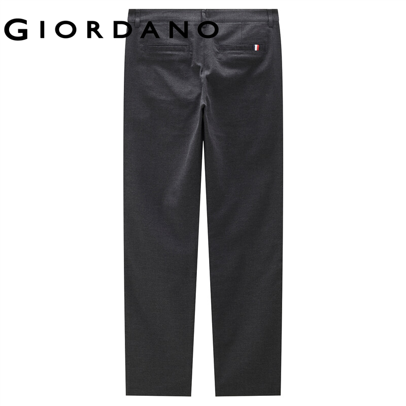 GIORDANO Nam Quần cạp vừa Quần cơ bản thông thường Nhiều túi Màu trơn đơn giản thời trang công sở Quần thường ngày 01113074