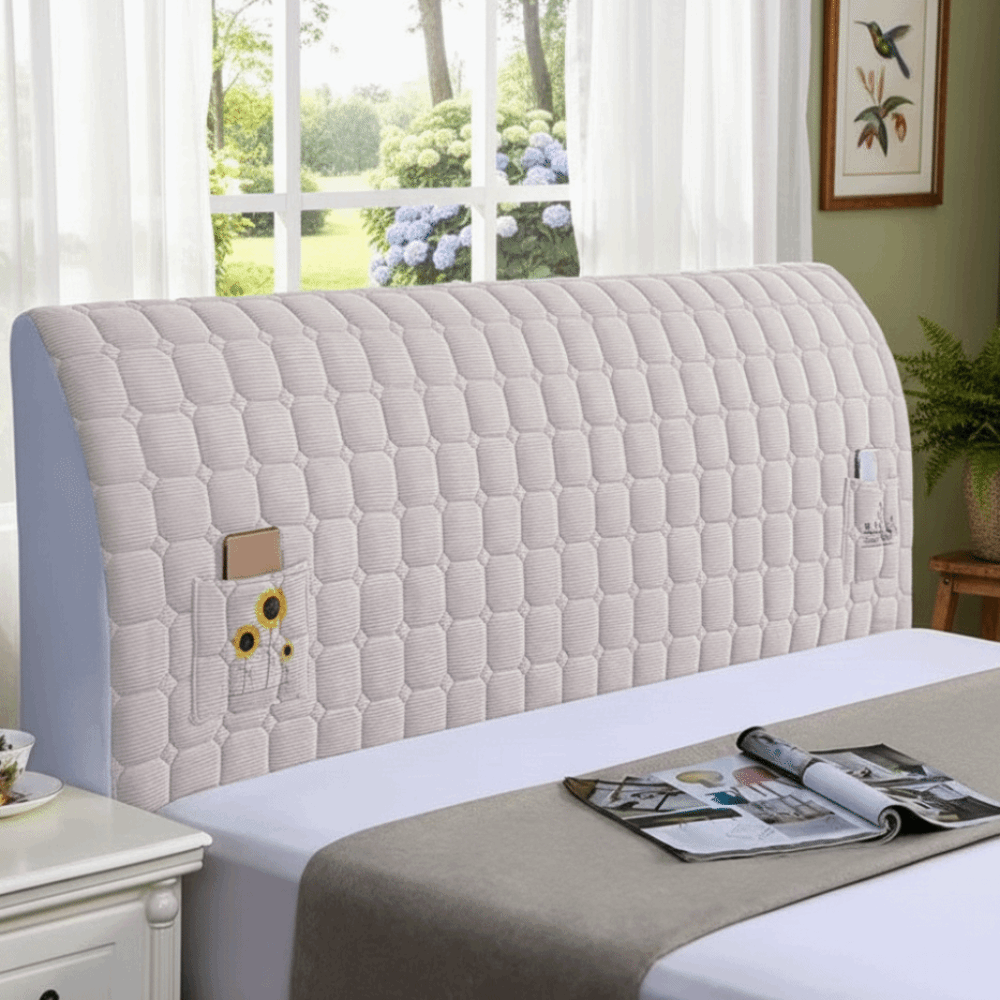 Universal Anti-Collision Bedhead Cover All Inclusive Thickened Dust ...
