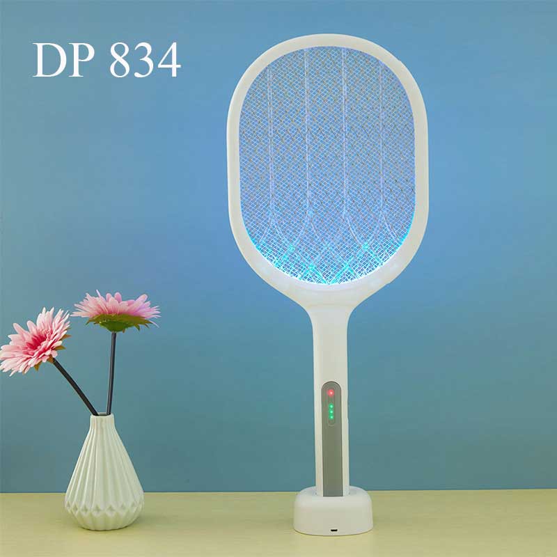 VỢT MUỖI CÓ ĐẾ SẠC USB DP-834