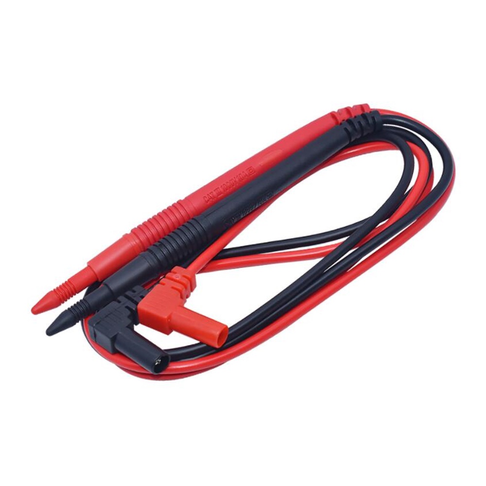Dipprun new 1 pair 70cm probe multimeter test lead 1000v 10a wire pen cable for digital meter needle tip meter needles test