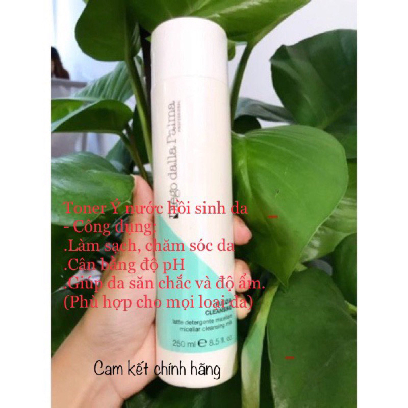 Nước Hồi Sinh Da Toner Diego Dalla Palma - Cân Bằng pH, Làm Sạch Sâu, Dưỡng Ẩm Hiệu Quả