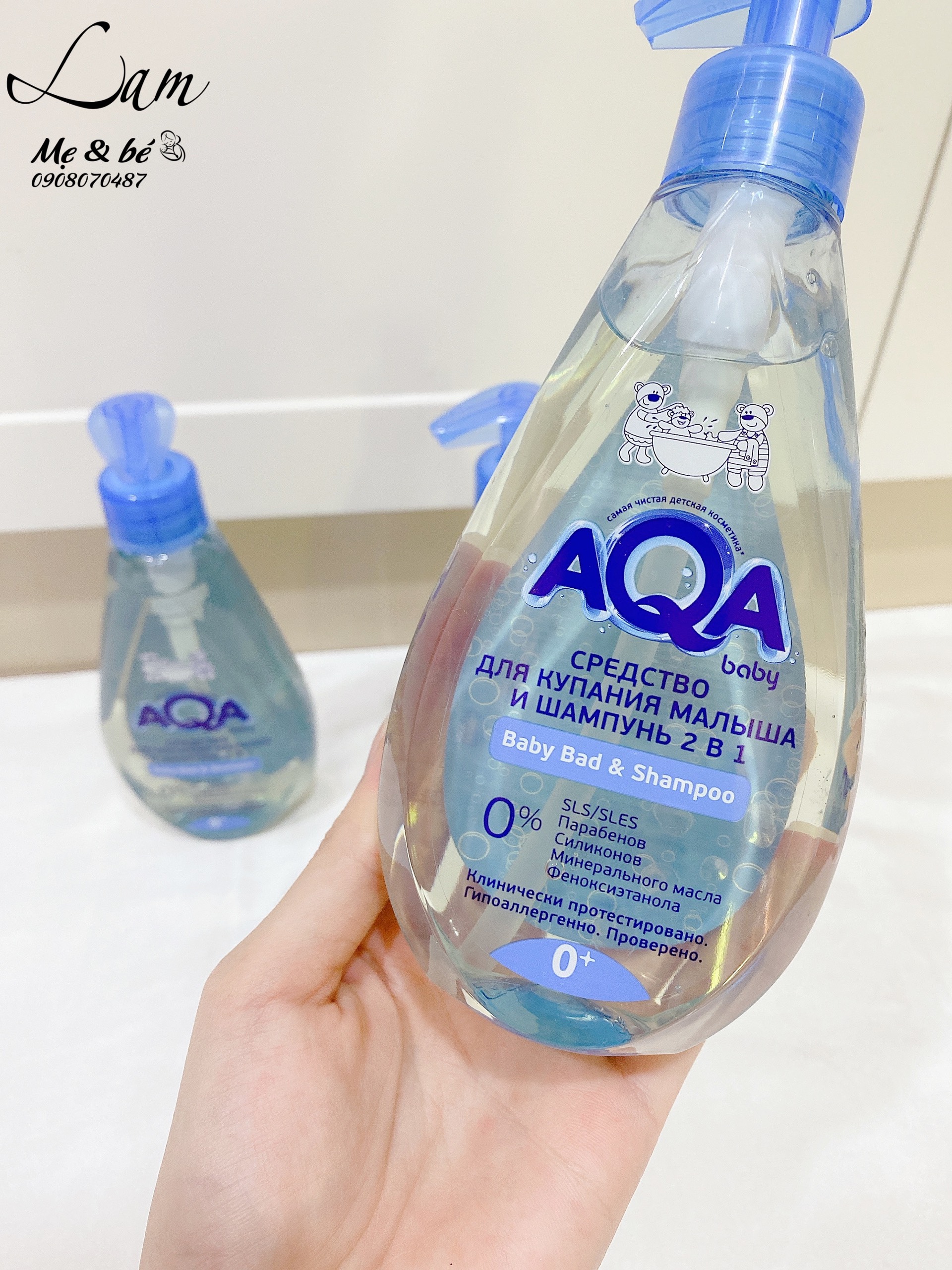 Sữa tắm gội AQA cho bé