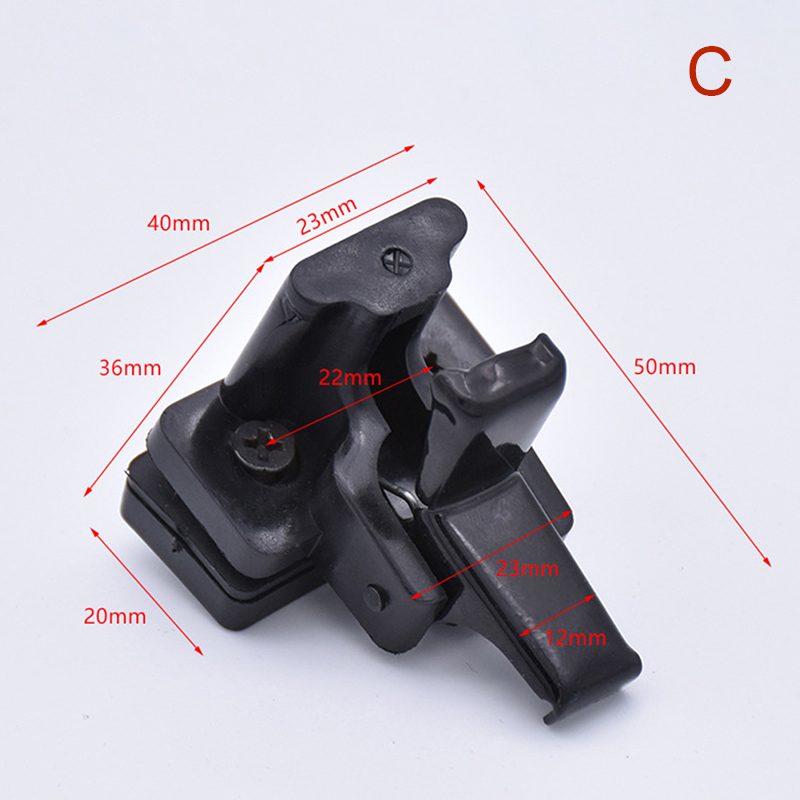 godessing Excavator Door Window Glass Snap Lock Fastener Clip 40mm Car