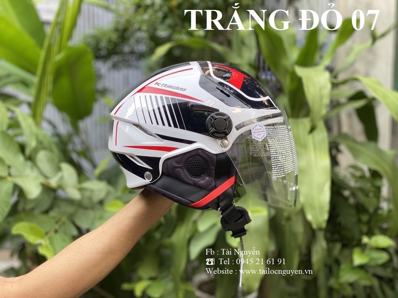 Nón Bảo Hiểm KYT PLAIN TYGER 1/2 Chính Hãng