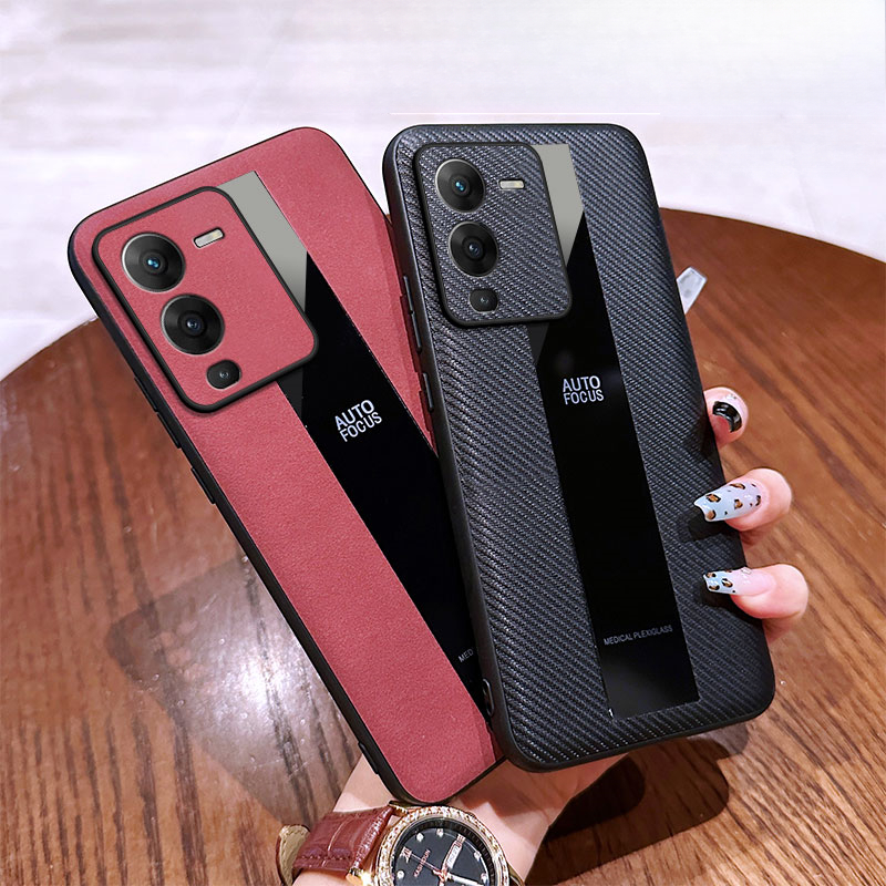 For Vivo S15 S16 S17 S18 S19 S20 Pro Case Fluff Luxury Sheepskin Silicone Soft Business All-Inclusive Leather Anti-knock for Vivo S16E S17T Phone casing.