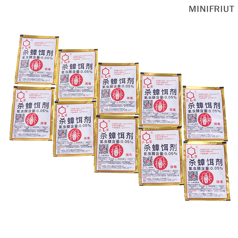 🌸[ low price sale ] 10 Túi mồi diệt côn trùng mồi bột gián bẫy bẫy gián