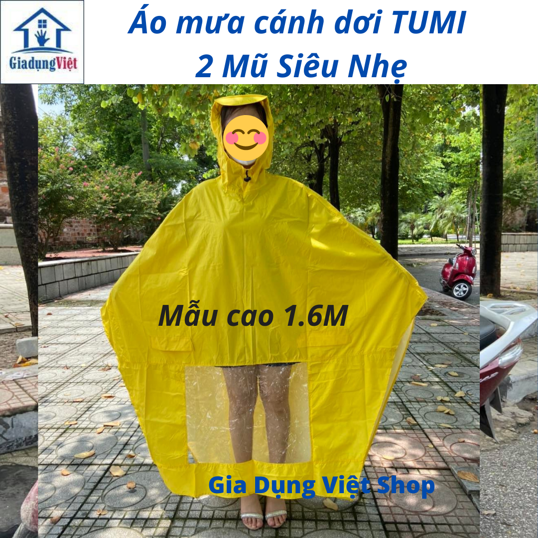 Áo Mưa TumI 2 Đầu Siêu Nhẹ