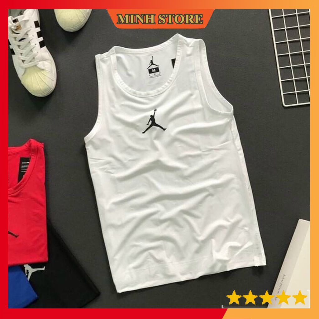 [XẢ 3 NGÀY] Áo Ba Lỗ Nam Thông Hơi Thun Nam Chất lạnh co giãn 4 chiều Siêu Thoáng Mát, 100% Vải Cotton Mềm Mỏng, Kiểu Sát Nách Thấm Hút Mồ Hôi A3L01 - Minhstore