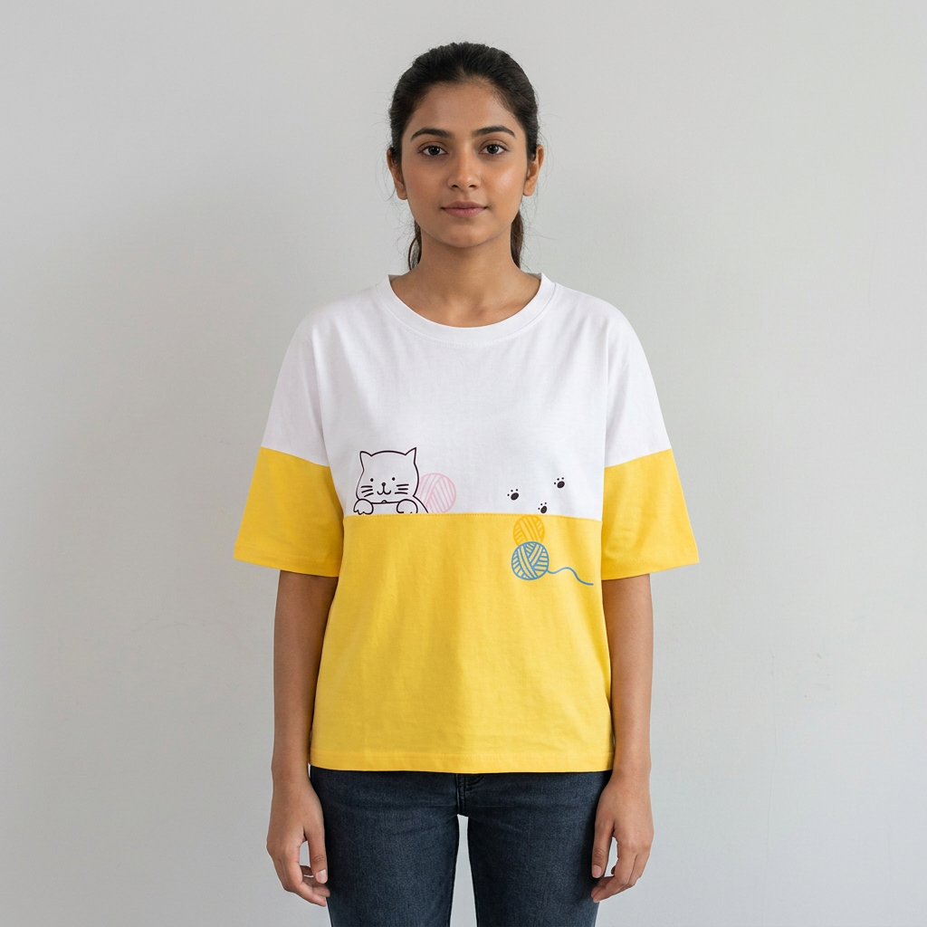 Plain Drop Shoulder Half Sleeve T Shirt For Women Casual Everyday Wear Soft Breathable Fabric For All Day Comfort