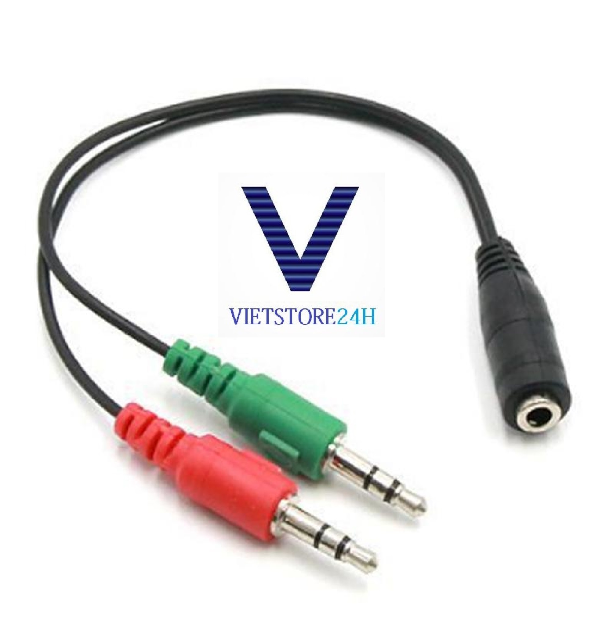 Dây gộp Jack tai nghe và micro