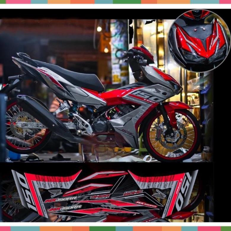 Tem rời xe Winner X V2 mẫu 155 phối đủ màu