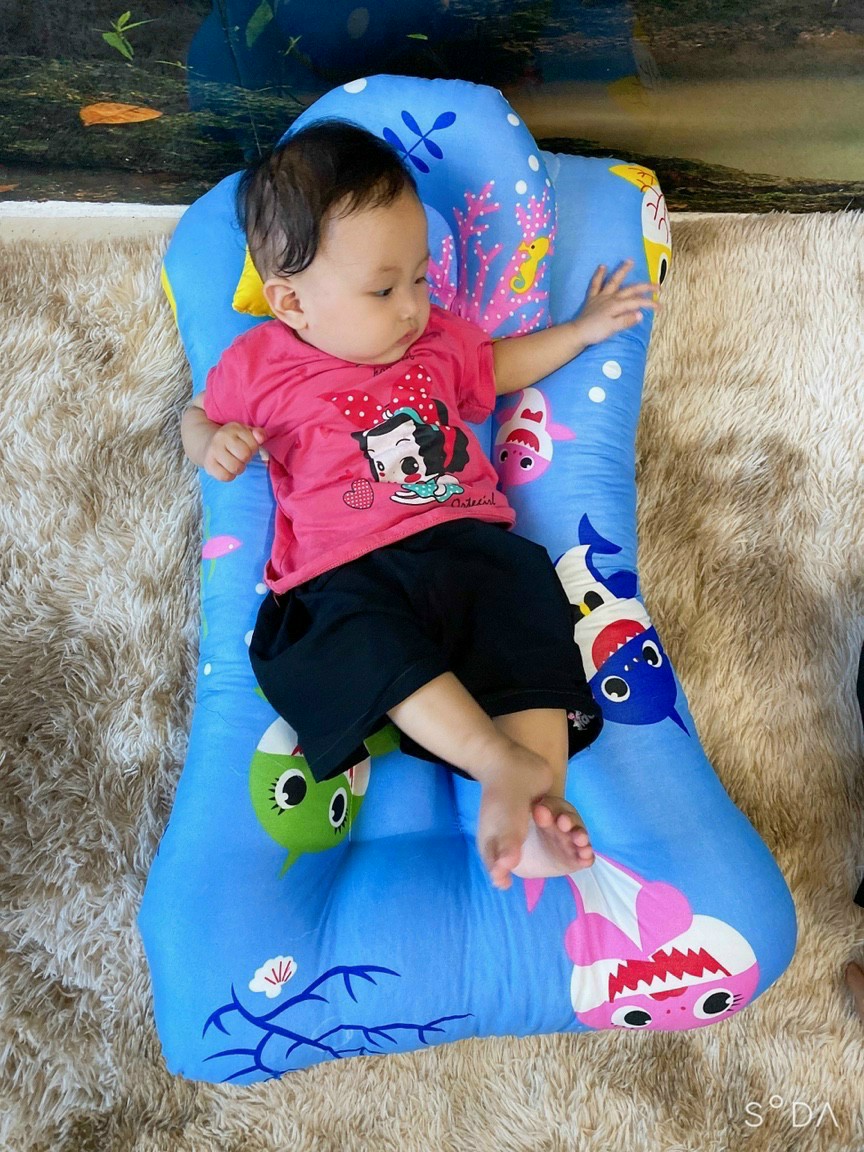 Đệm nằm thông minh cho bé(tặng kèm gối)