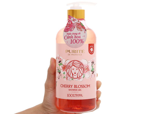 Sữa tắm Purite Chiết xuất Hoa anh đào 850ml