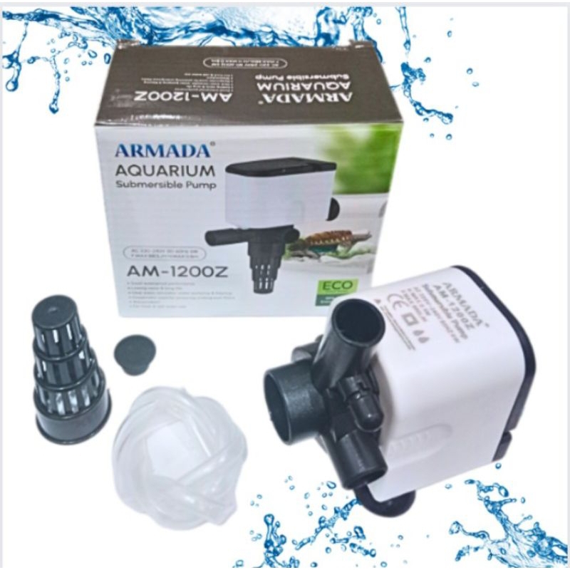 ARMADA AM 1200Z POMPA AQUARIUM Kolam Hidroponik