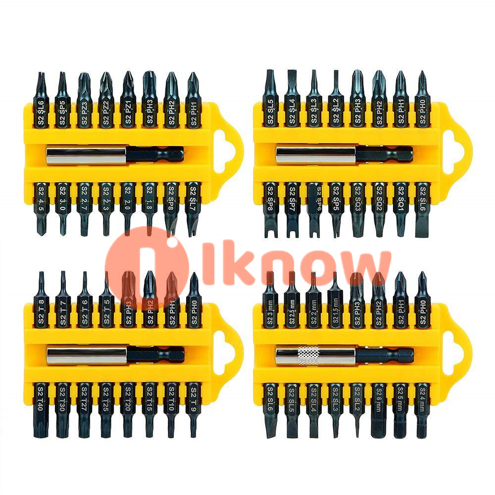 I Know 17 Cái/bộ Bộ Tuốc Nơ Vít Sao Lục Giác Torx Chống Giả Mạo An Toàn Đầu Tua Vít Tuốc Nơ Vít Chống Giả Mạo Sao Lục Giác Torx