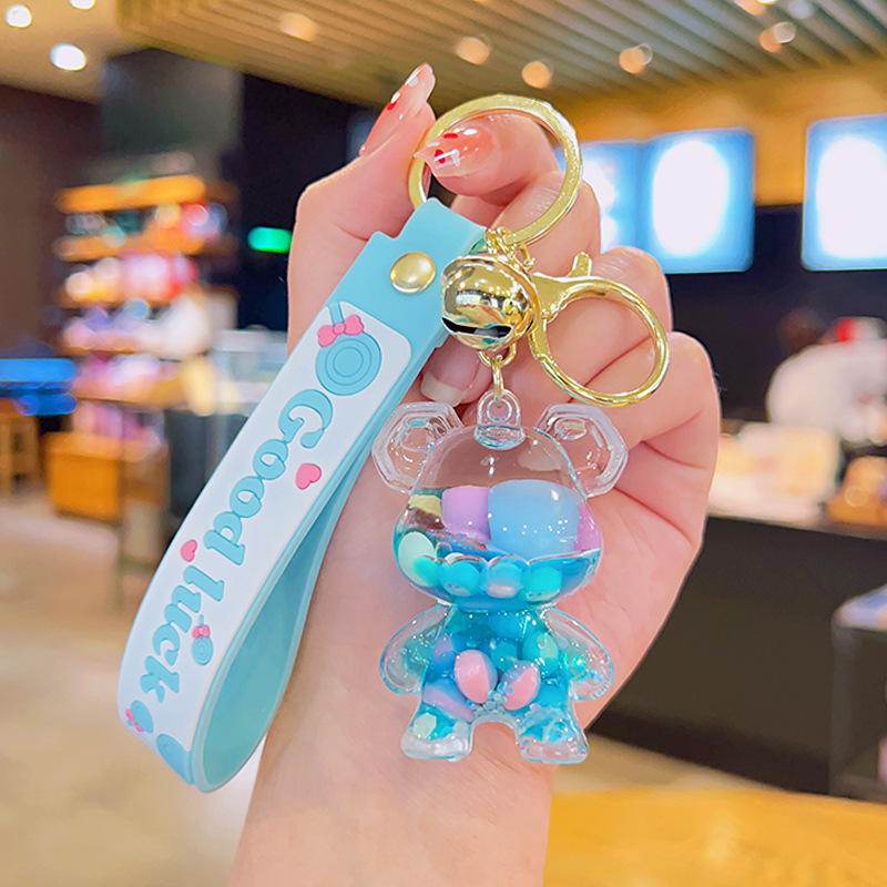 Móc khóa Phi hành gia, gấu lấp lánh dễ thương cute lấp lánh