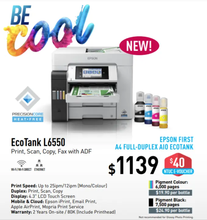 epson ecotank l6550