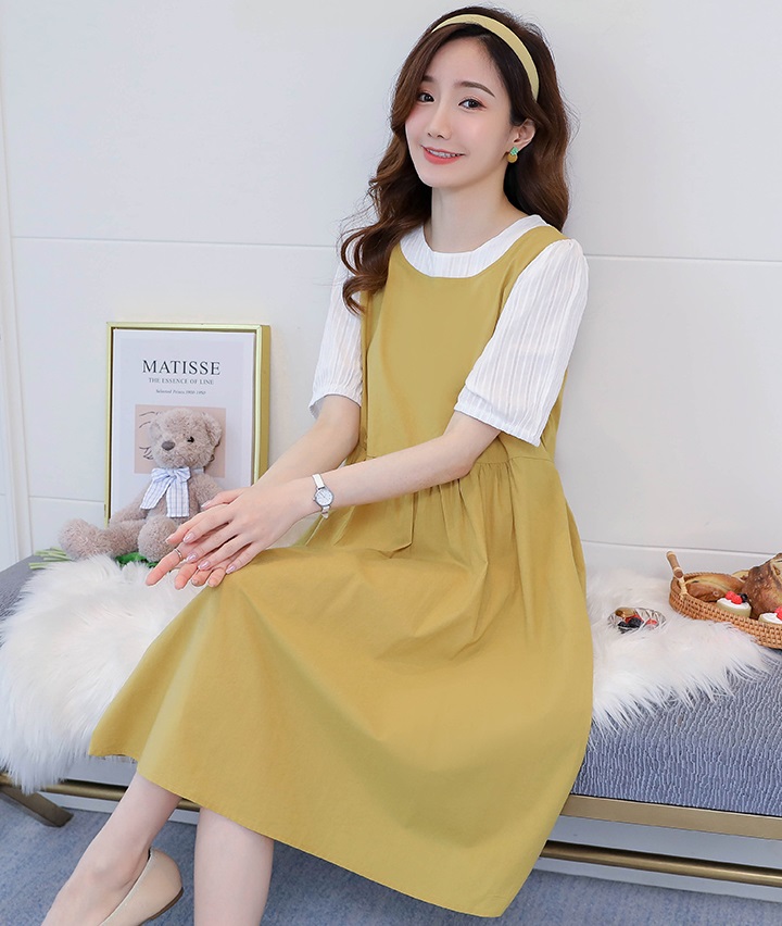 Đầm bầu đẹp đầm bầu giả yếm
