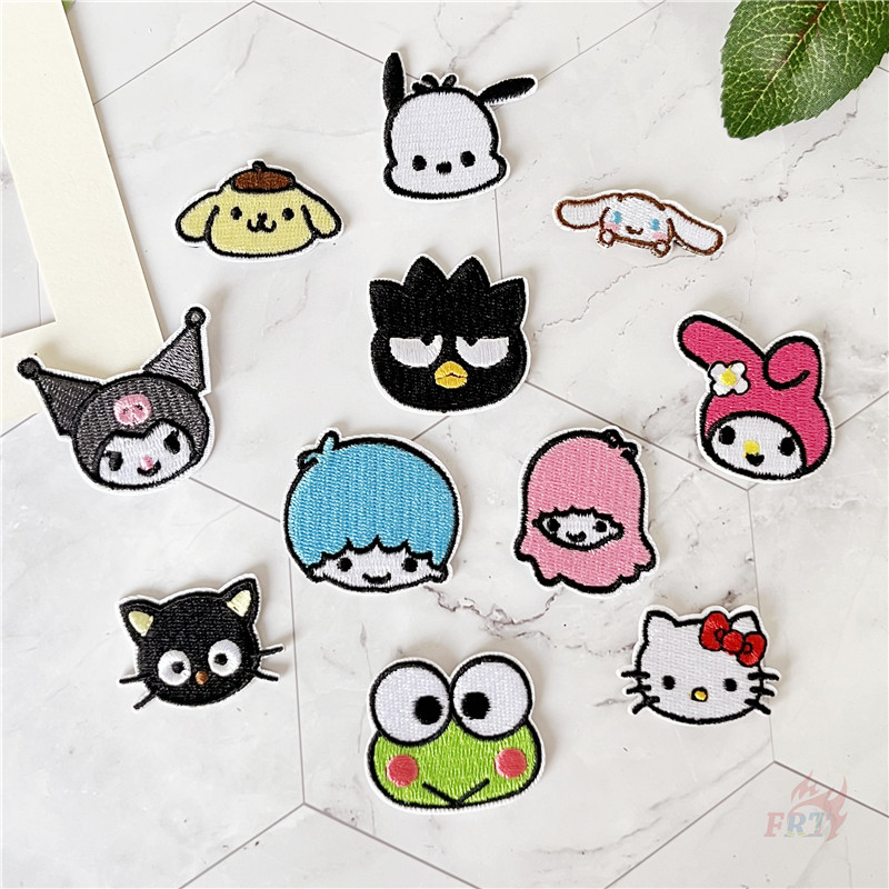 か*ち様 basicks My Melody Kuromi PATCH DENI basicks My Melody Kuromi PATCH DENIM