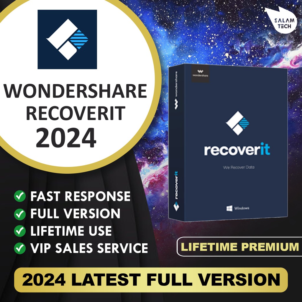 Wondershare Recoverit 11 LIFETIME PREMIUM LATEST 2024 LIFETIME
