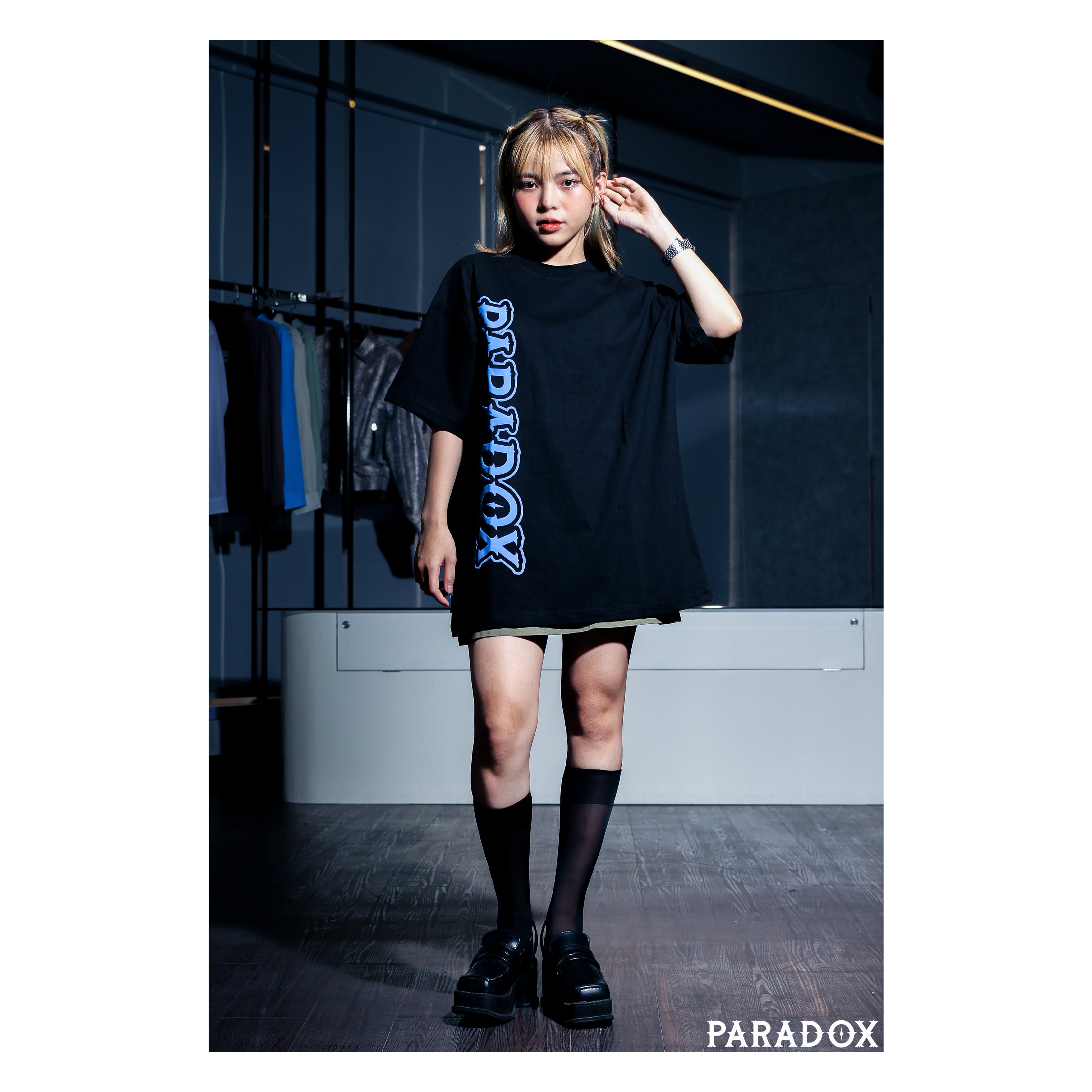 PARADOX Áo thun VERTICAL EMBOSSING TEE