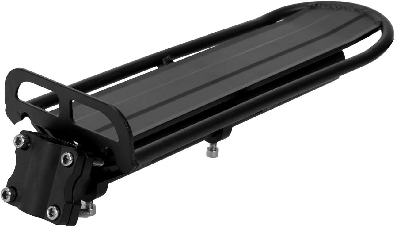 Aluminum Rack for Pannier bags, adjustable 24/28, black BA002