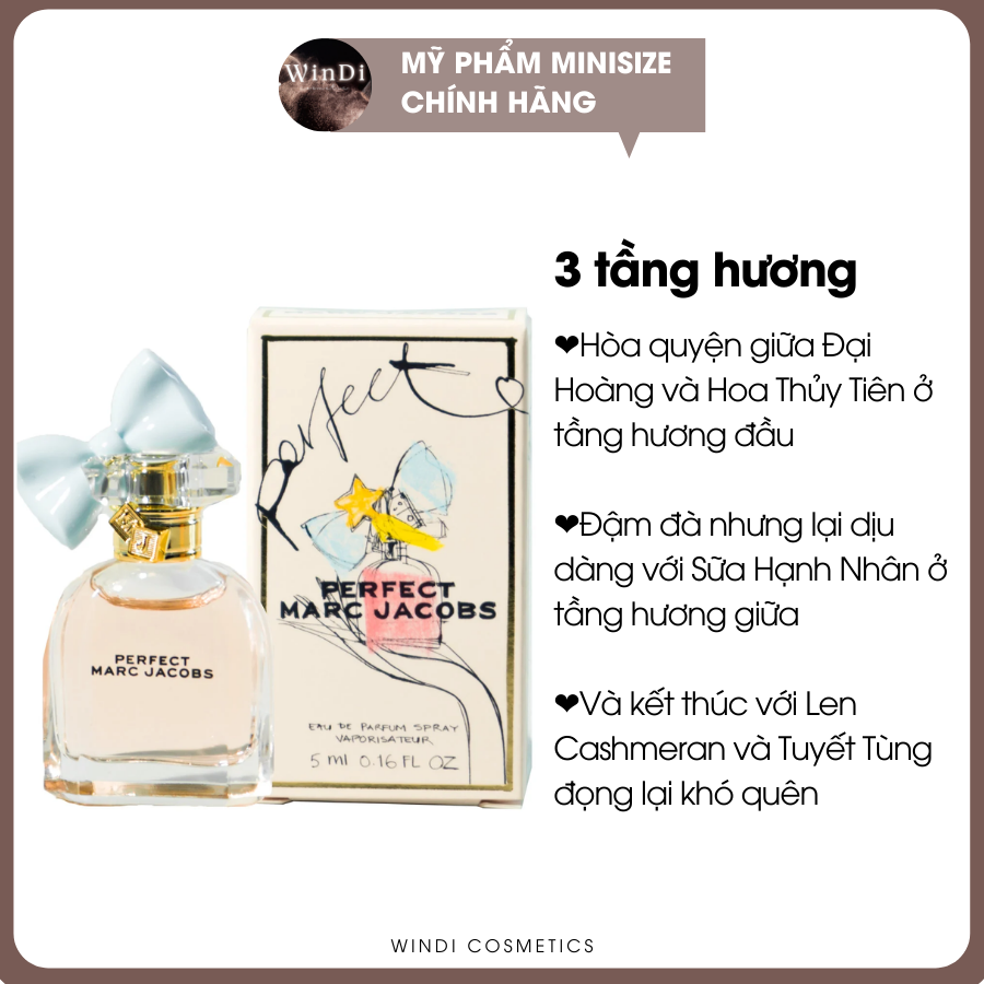Vial nước hoa 𝐌𝐚𝐫𝐜 𝐉𝐚𝐜𝐨𝐛𝐬 𝐦𝐮̀𝐢 𝐏𝐞𝐫𝐟𝐞𝐜𝐭 𝟏.𝟐𝐦𝐥