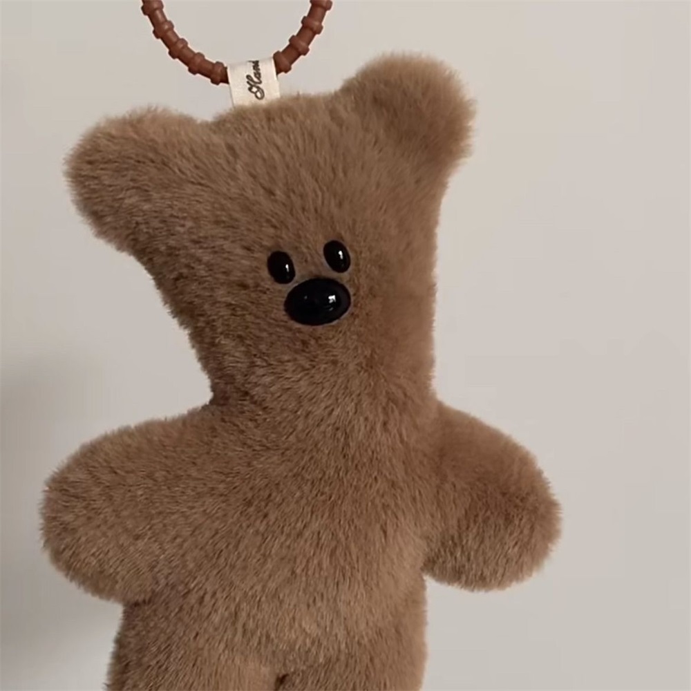 【Ready Stock】Plush Squeaky Teddy Bear Pendant Finished Mr. Bean Teddy Bear