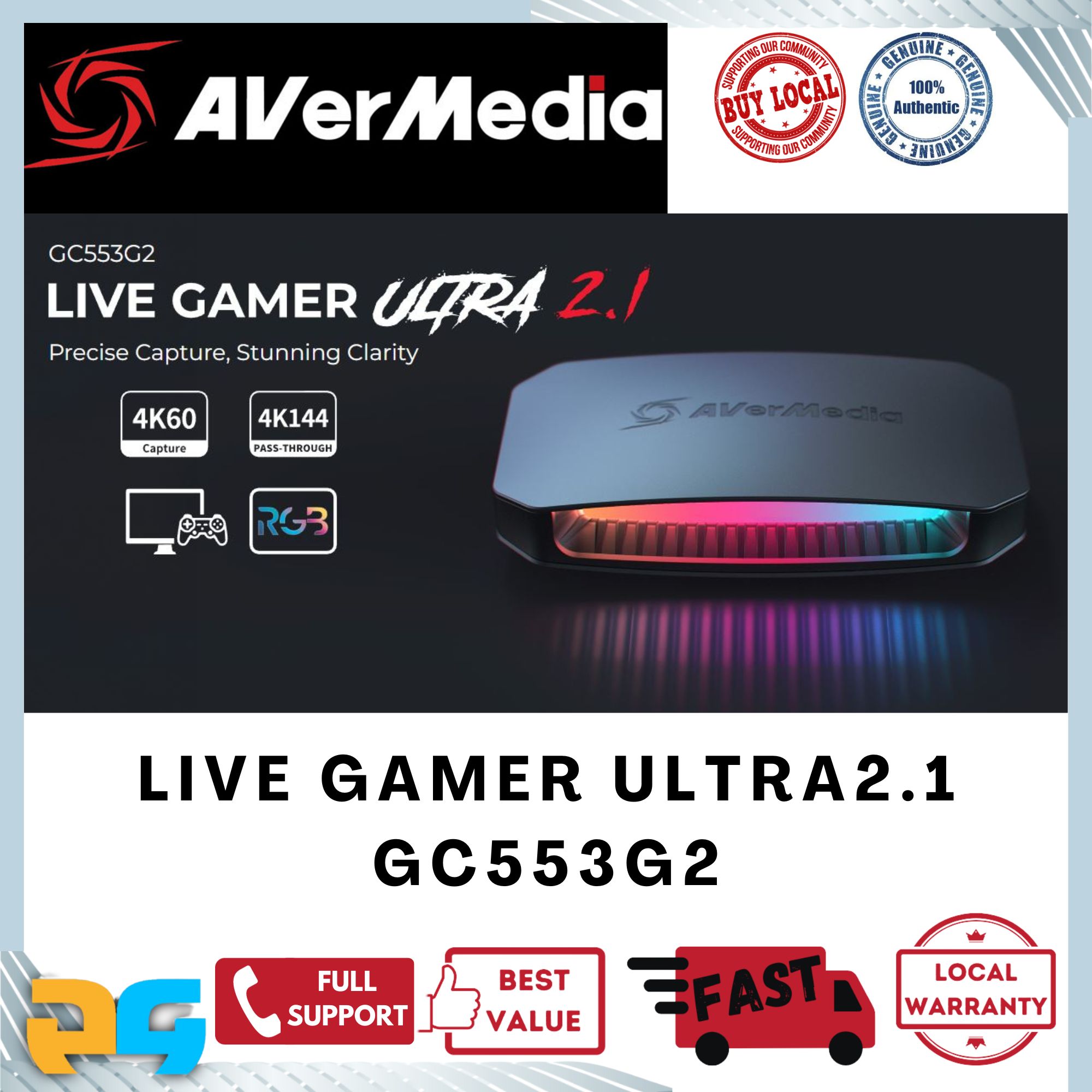 AVerMedia Live Gamer ULTRA 2.1 GC553G2 External Capture Card Review