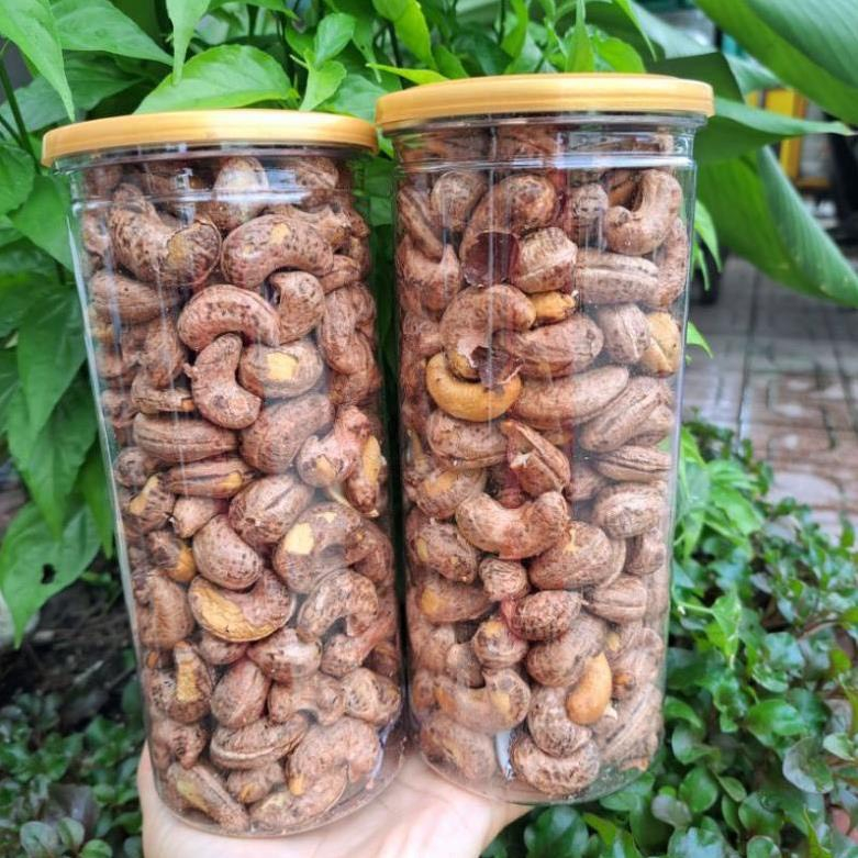 Hạt Điều Rang Muối Bình Phước Lon 500.gram A CỒ giàu dinh dưỡng