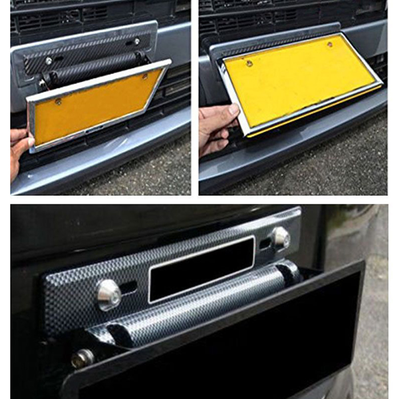 BFR1 License Plate Frames Universal Adjustable Tail Light Bracket Mount License Plate Holder