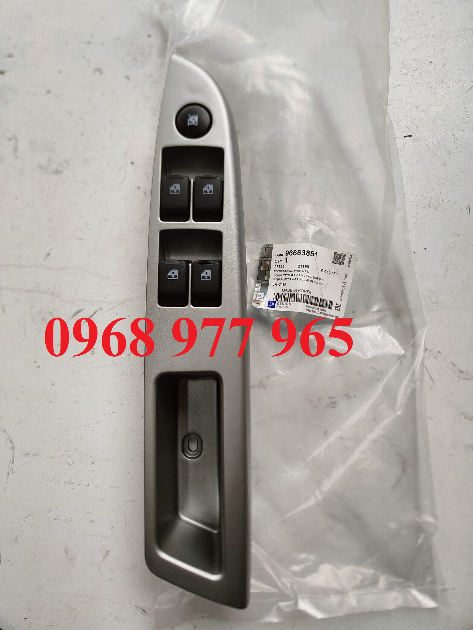 Công tắc tổng lên xuống kính Spark