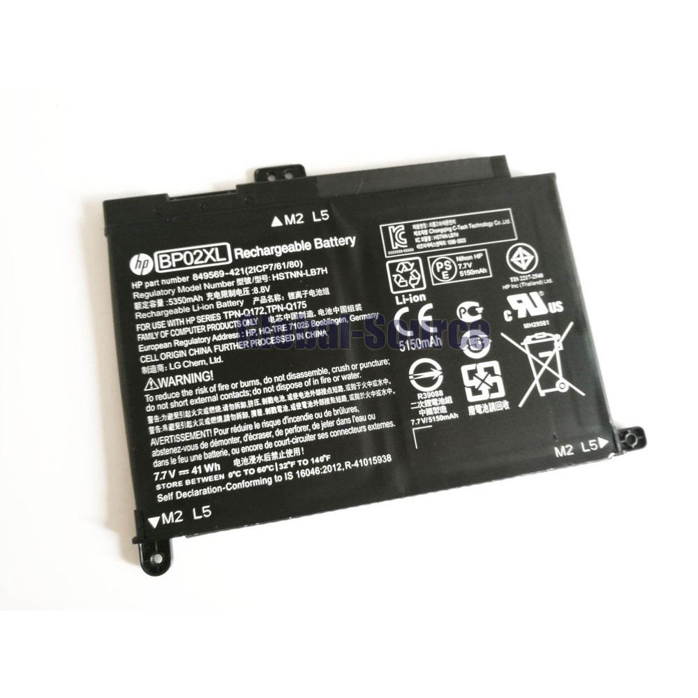 Pin hp 41wh pavilion 15-au bp02xl battery