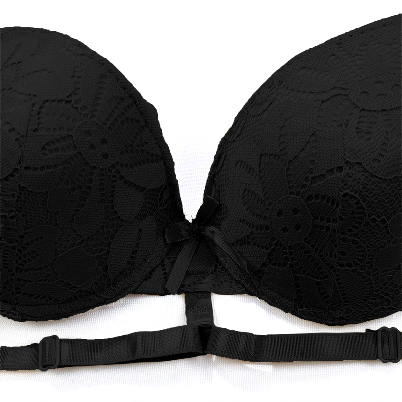 Beauwear%C2%A0Cutout%20Floral%20Lace%20Push%20Up%20Bra%20Comfy%20Breathable%20Everyday%20Bra%20Women's%20Lingerie%20Underwear%20-%20Image%205