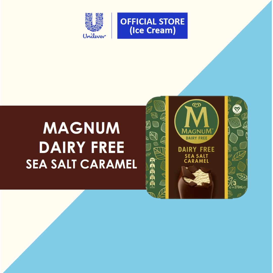 Magnum DairyFree Sea Salt Caramel Multipack Ice Cream 3 x 90ml Lazada Singapore