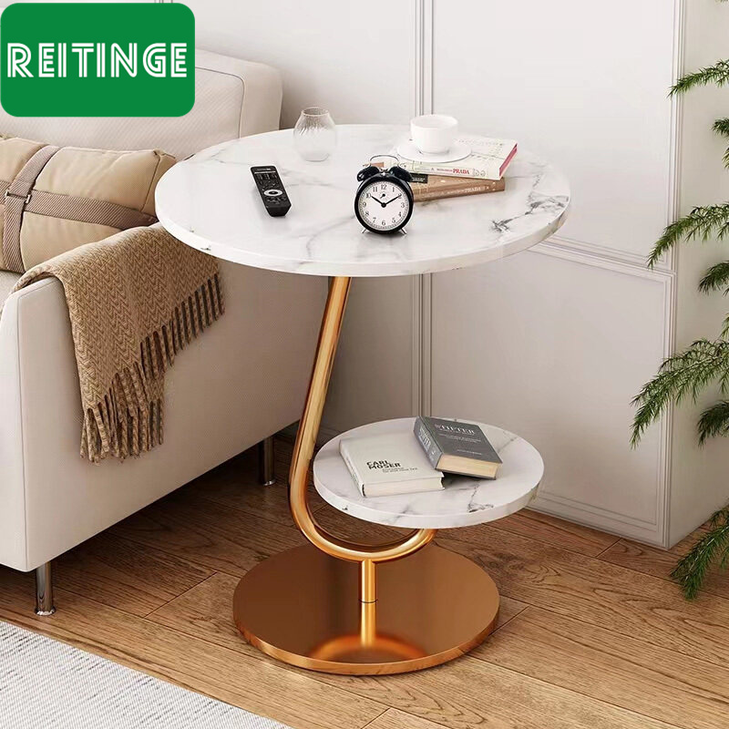 Coffee table small round table on the balcony coffee table sofa side table home decoration
