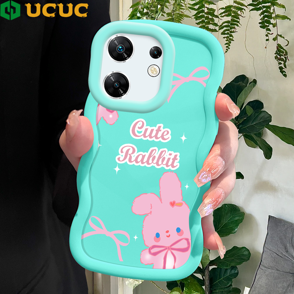 UCUC%20for%20Infinix%20Note%2030%2040%20Pro+%20Hot%2040i%20Smart%207%208%20Plus%20Smart%205%206%20Spark%2020C%20GO%202024%202023%20Zero%2030%204G%20Back%20Cover%20Pink%20Plush%20Rabbit%20Creative%20Candy%20Color%20Wave%20Silicon%20Phone%20Protective%20Case%20-%20Image%202