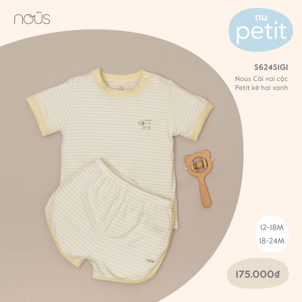 BỘ NOUS CÀI VAI CỘC TAY PETIT