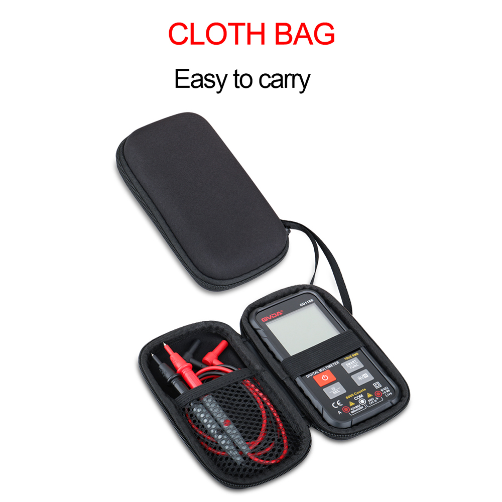 Digital Multimeter True RMS AC DC Capacitance Tester Ohm Hz Meter NCV Voltage Temperature Tester Smart Universal Multimetro.