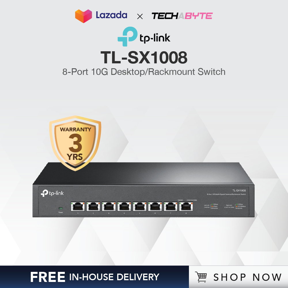 TP-Link TL-SX1008 8ポート 10G スイッチ