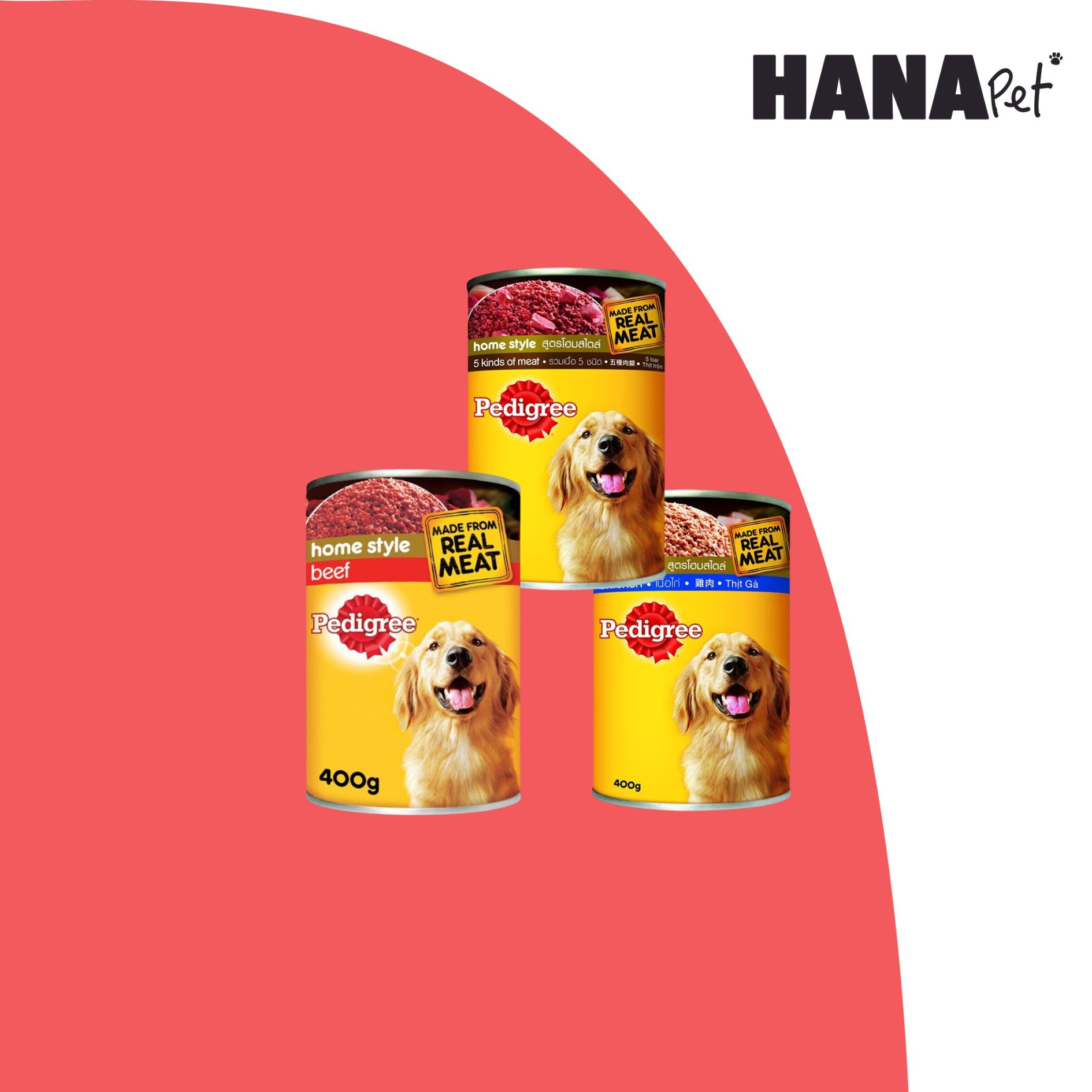 PEDIGREE Can Dog Wet Food Adult 400g Dog Food Lazada